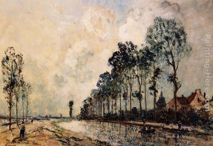 Johan Barthold Jongkind The Oorcq Canal, Aisne